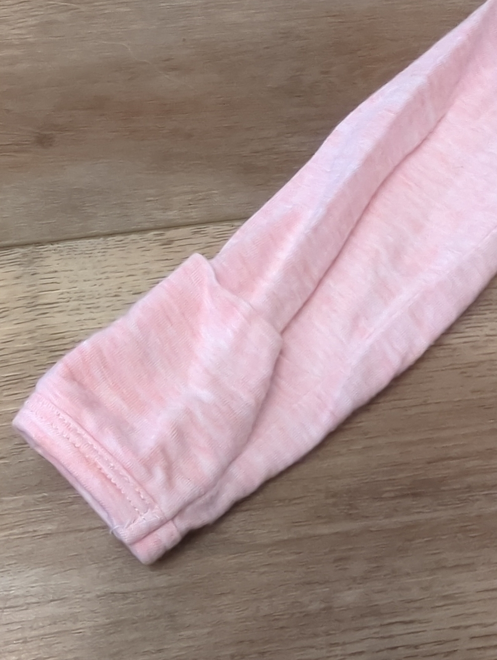 Posh Peanut Pink Heather Ruffle Zip Front Baby Footie, NB - Picture 8 of 8